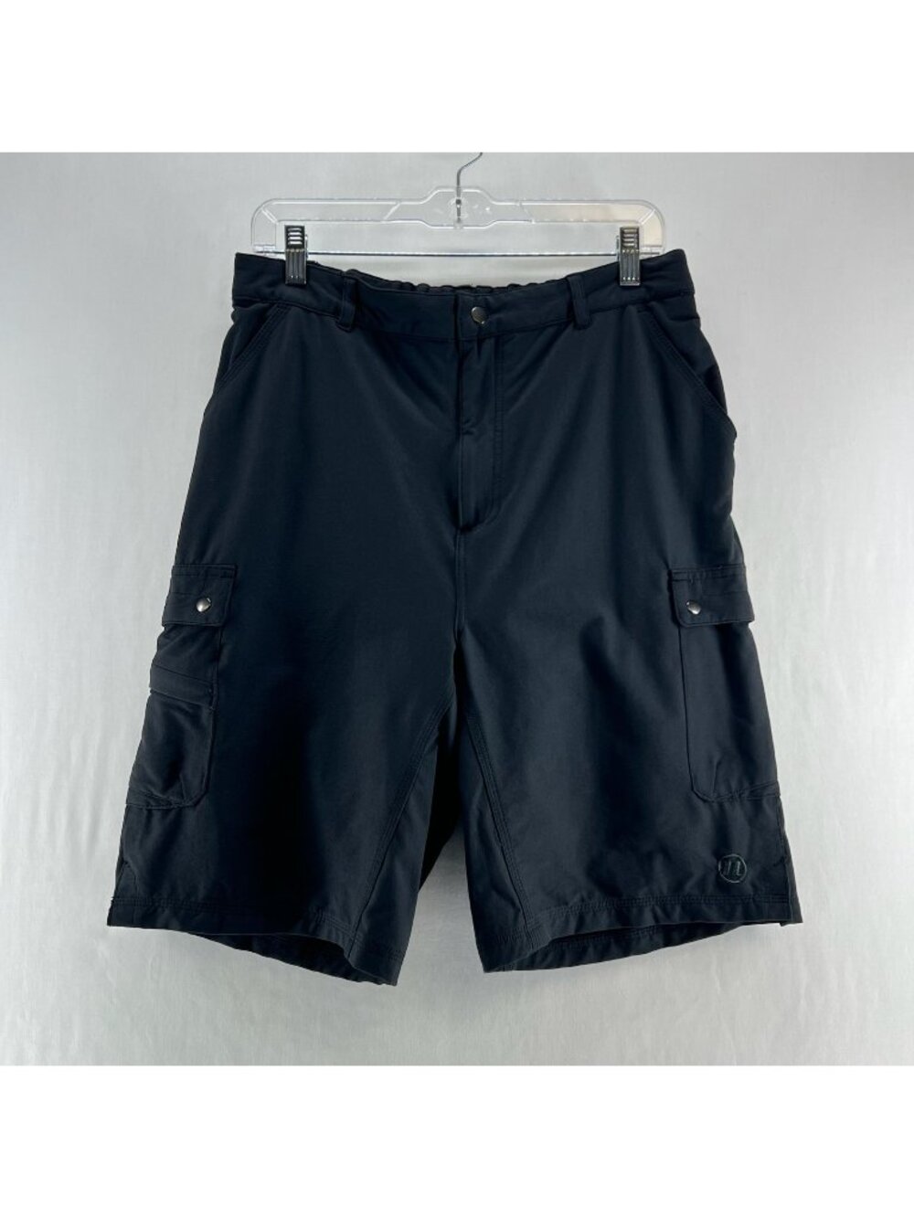 Novara MTB Cargo Cycling Shorts Mens L Padded Chamois Liner Mountain Bike Black